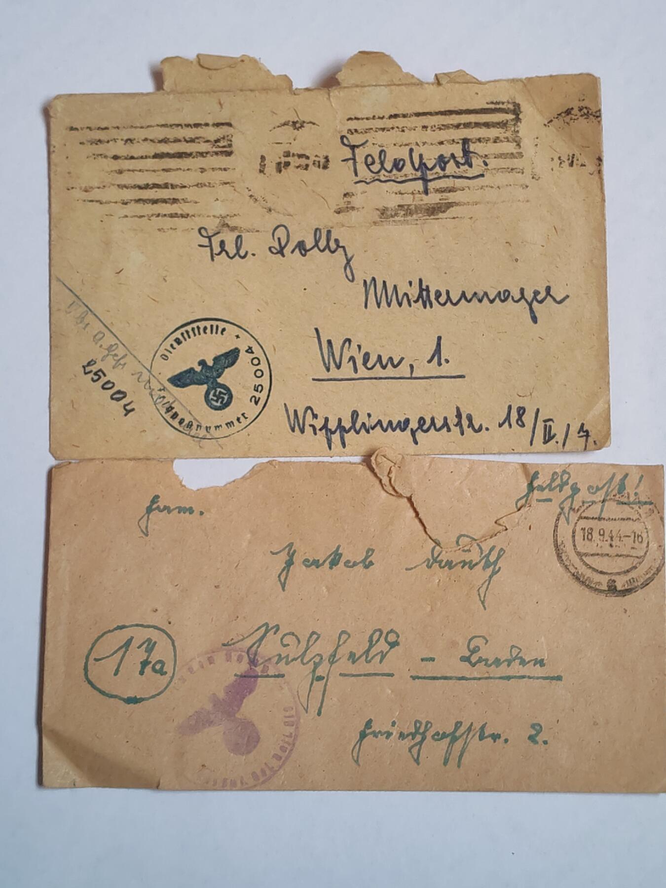 韵星假日军品类拍卖第43期 -- Rimey Holidays Militaria Auction 43 纳粹德国信封一组