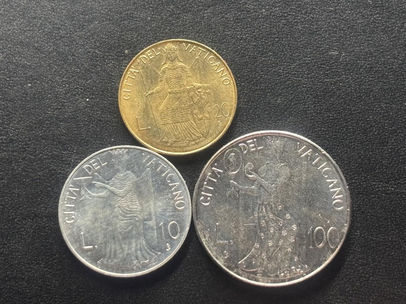 邮泉阁限时拍卖第四十二场（硬币在国外。请付邮费6元。） 梵蒂冈1980年3枚