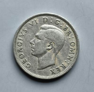 《崇甫堂》一精品外币专场⑧ - 英国1950年乔治六世弗罗林 KM#865