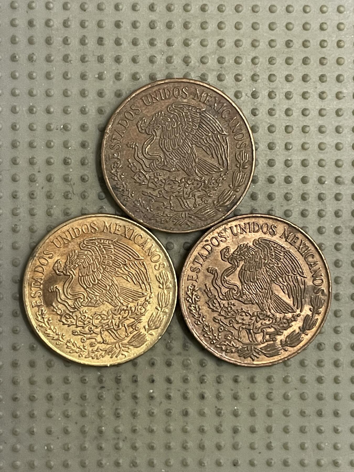 2026年第29场各国散币拍卖（总第179场） 墨西哥5分3枚