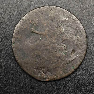 【淘币小摊】实时拍第八百七十四拍   银币散币场    每周一统一发货 - 英国乔治三世半便士铜币