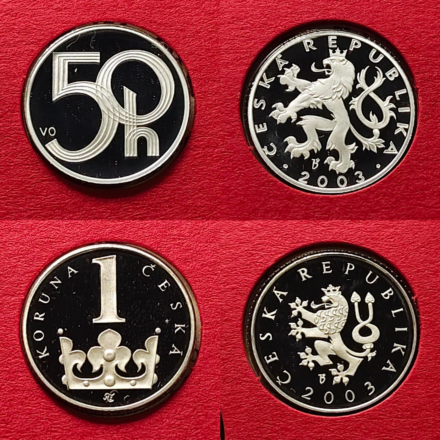 【全场包邮】纯粹捡漏拍509场 【稀少】捷克2003年官方封装精制套币-盒证全-量3000-含造币厂成立10周年精制银章【24.5毫米10.53克99.9%】