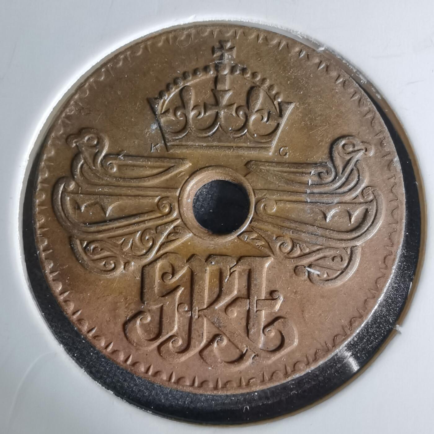 沼泽如烟--第1006场 新几内亚1938年1便士