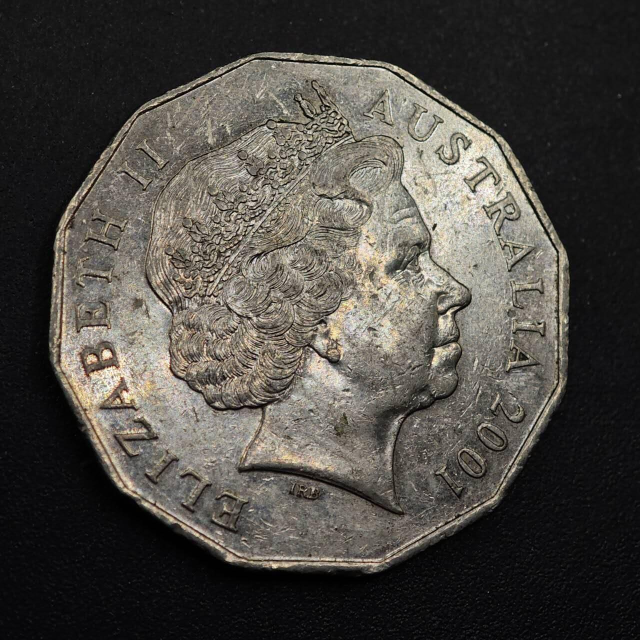 【淘币小摊】实时拍第八百七十四拍   银币散币场    每周一统一发货 澳大利亚2011年联邦百年50分纪念币