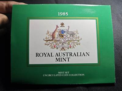 KK钱币收藏小铺   套币 批量/好品散币专场 2月预留时间 周末发货 -  1985澳大利亚大小面值清年套币