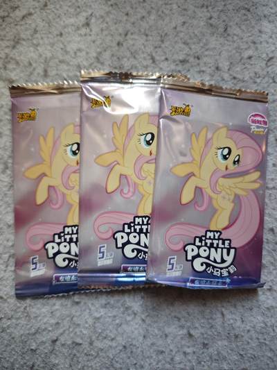 【随心含颖卡拍55期】卡游/集卡社/卡卡沃 抽卡机专场拍卖【无佣金】 - 卡游 小马宝莉 5元彩虹包3袋盲包