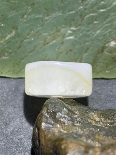 冰飘冻料战国红玛瑙老形通货随形墩子珠一个 - 冰飘冻料战国红玛瑙老形通货随形墩子珠一个