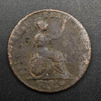 【淘币小摊】实时拍第八百七十四拍   银币散币场    每周一统一发货 - 英国1827年乔治四世半便士铜币