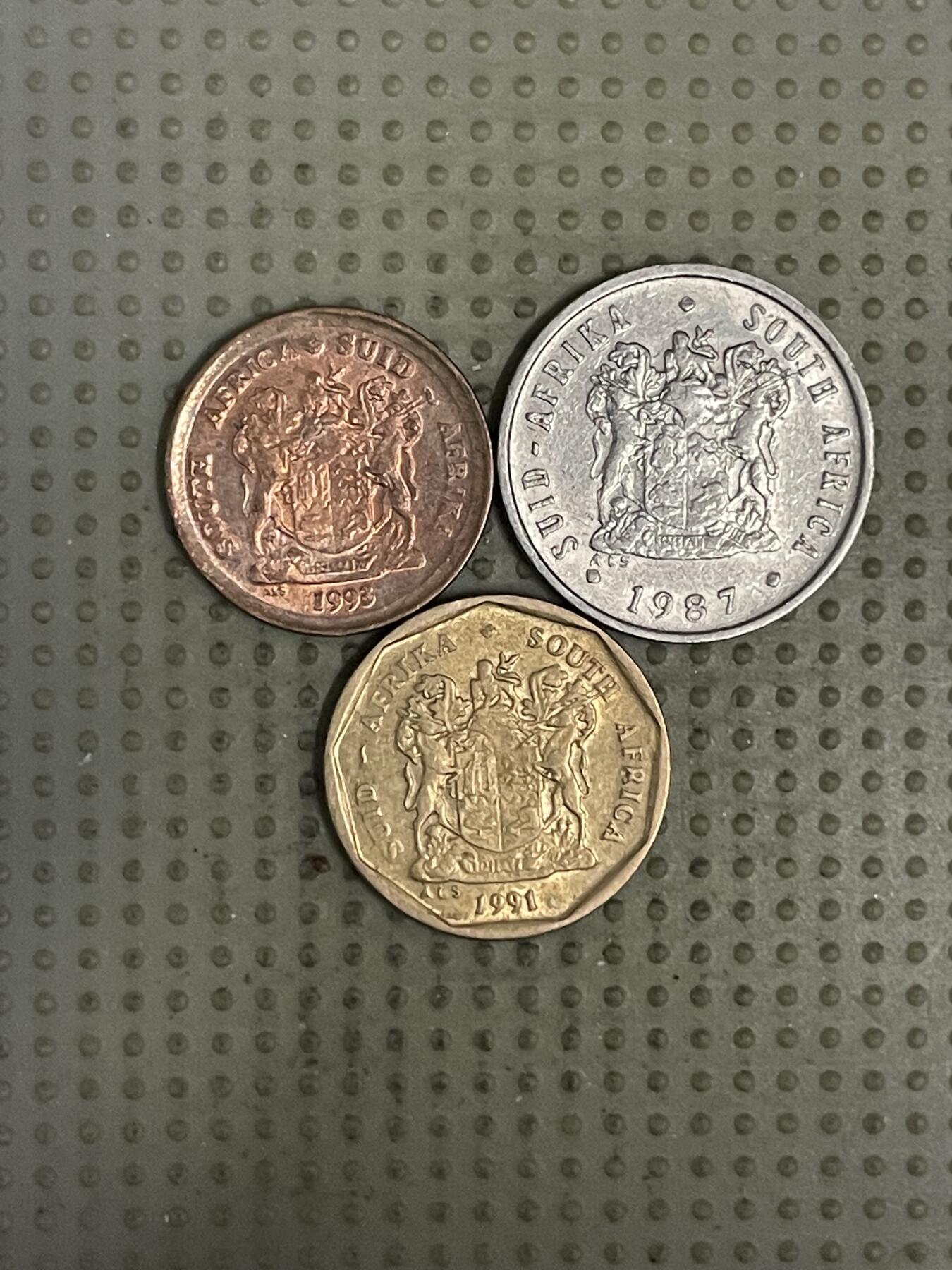 2026年第29场各国散币拍卖（总第179场） 南非3枚