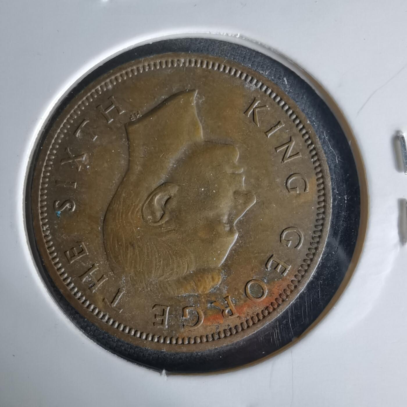 沼泽如烟--第1006场 新西兰1951年半便士