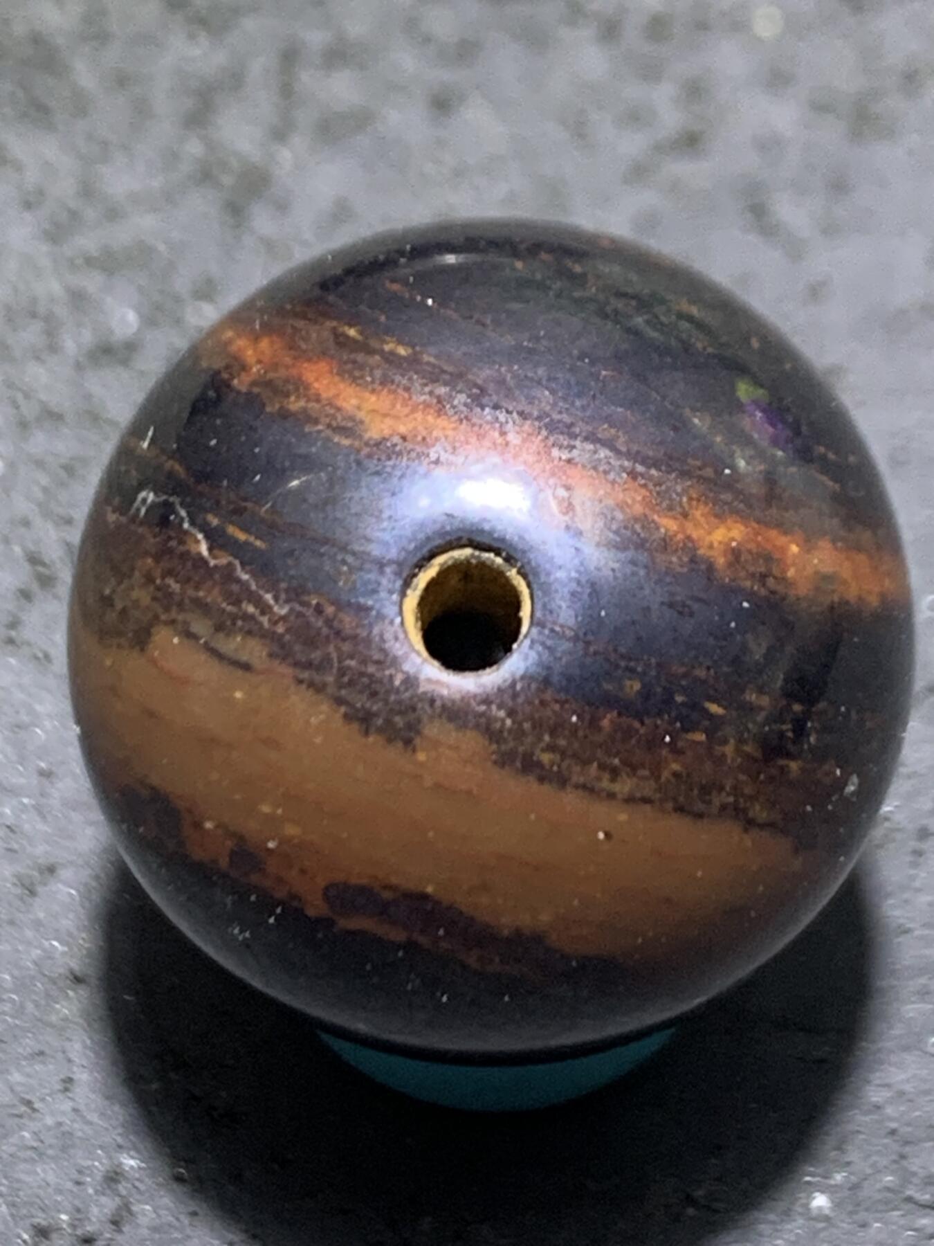 天然眼睛石通货随形2. 0圆珠一颗，