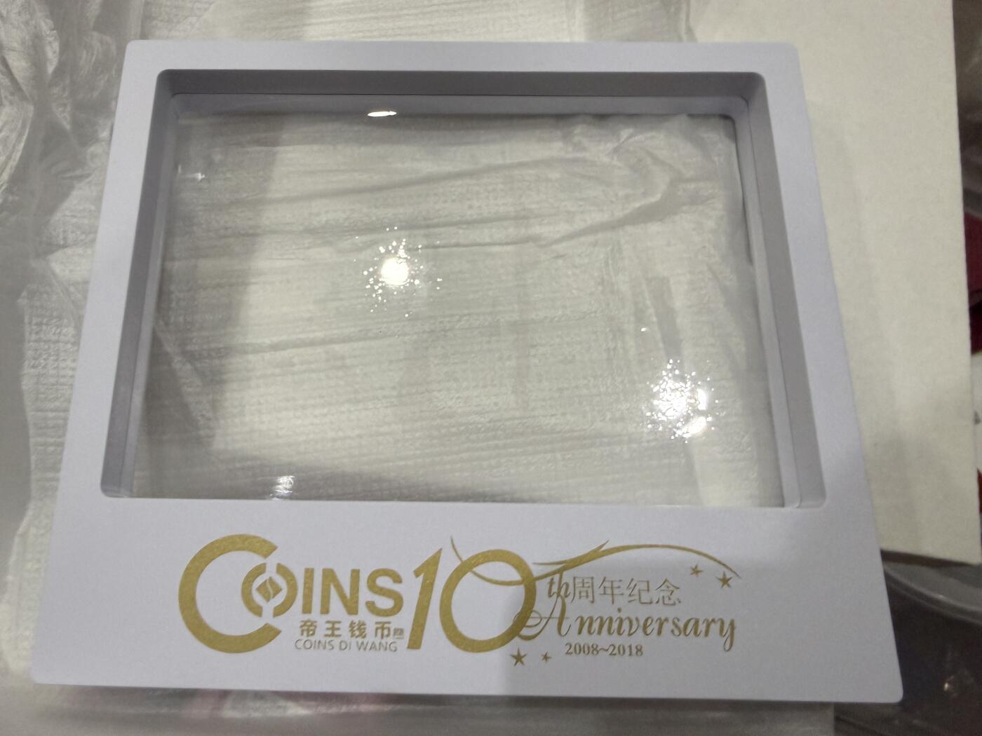 CSIS-GREAT评级精品钱币拍卖第三百四十一期 TQG周年 超大型pe膜 悬浮文玩盒 至少放两三枚评级币