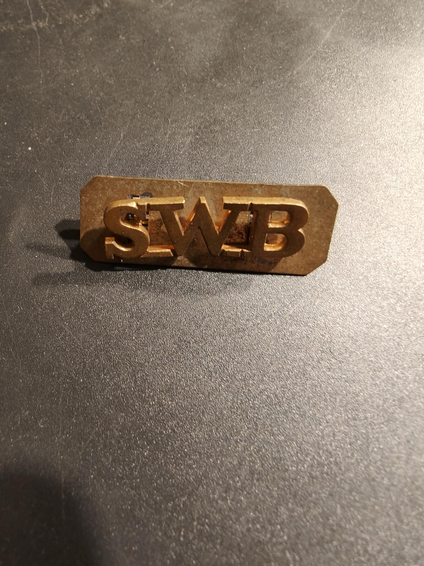 老王徽章第185期 英国南威尔士边境步兵团肩章    一战时期