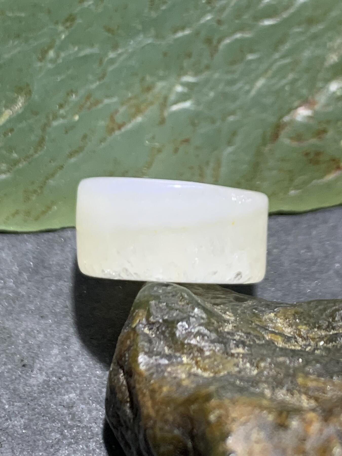 冰飘冻料战国红玛瑙老形通货随形墩子珠一个