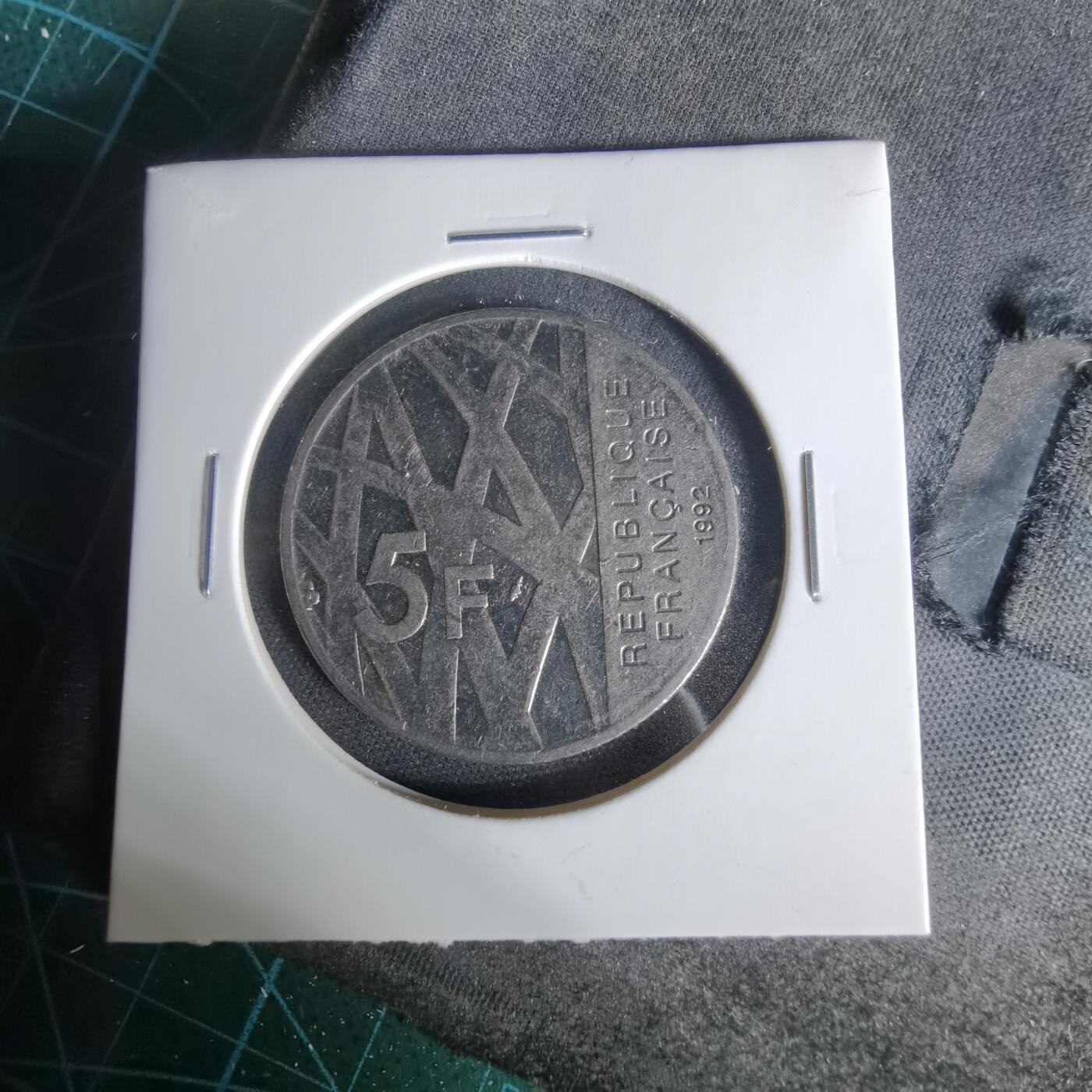 沼泽如烟--第1006场 法国1992年5法郎纪念币