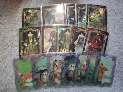 【随心含颖卡拍55期】卡游/集卡社/卡卡沃 抽卡机专场拍卖【无佣金】 - 爱丽丝 服装彩闪卡➕动物透卡十几张