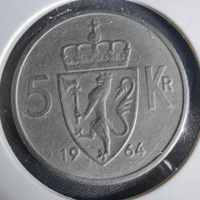 沼泽如烟--第1006场 - 挪威1964年5克朗