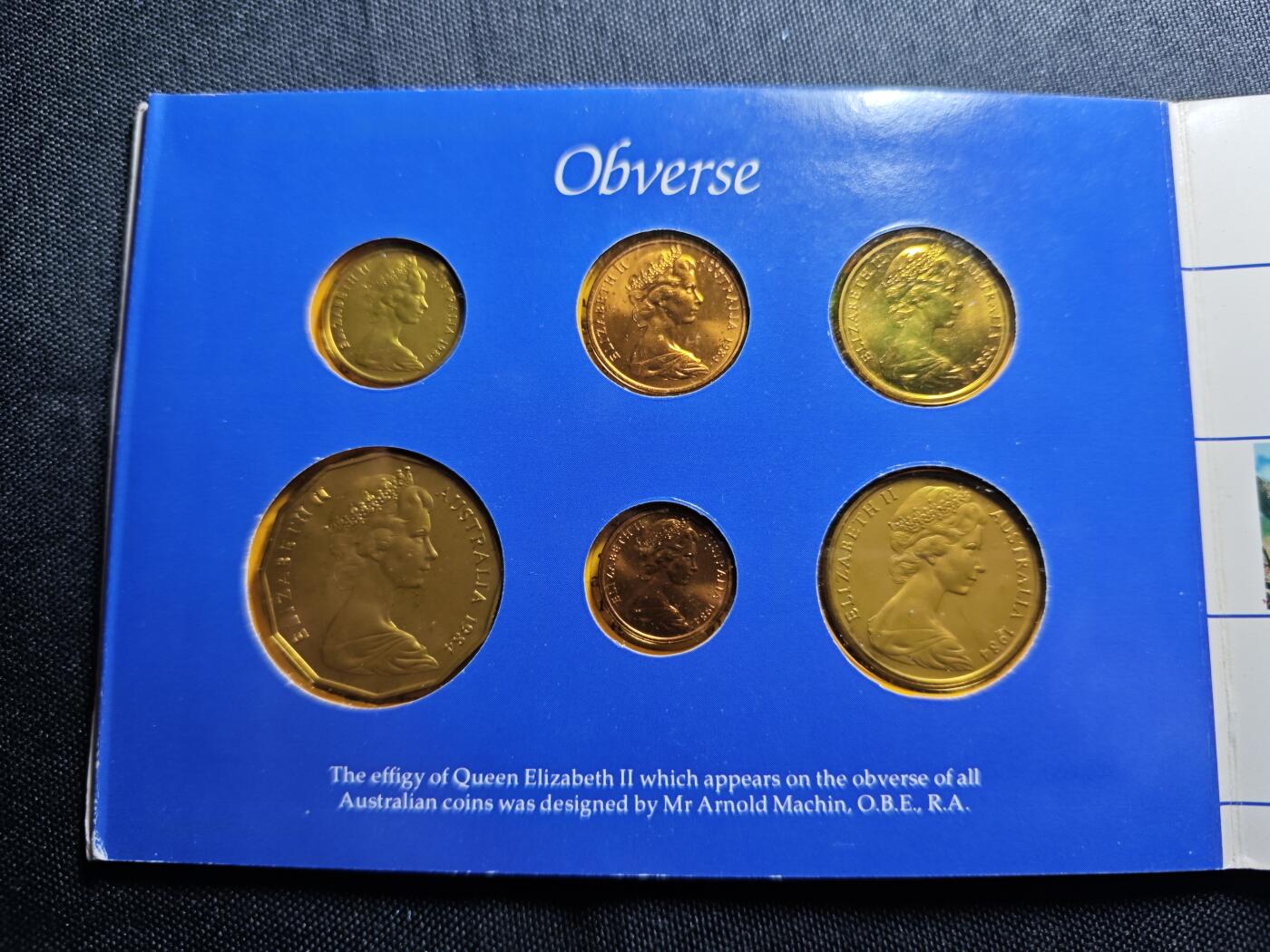 KK钱币收藏小铺   套币 批量/好品散币专场 2月预留时间 周末发货  1984澳大利亚大小面值清年一套