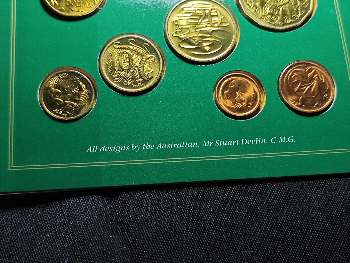 KK钱币收藏小铺   套币 批量/好品散币专场 2月预留时间 周末发货  1985澳大利亚大小面值清年套币