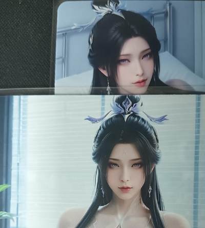 花开卡拍第61期（3月7号周六截拍，品控勿拍!!!拍品不寄存，运费5元（新疆需补运费差价或顺丰到付），自制卡难免瑕疵，可能存在轻微撞角爆边等出厂瑕疵，品控介意勿拍！） - 艺术甄选国漫陆雪琪一对