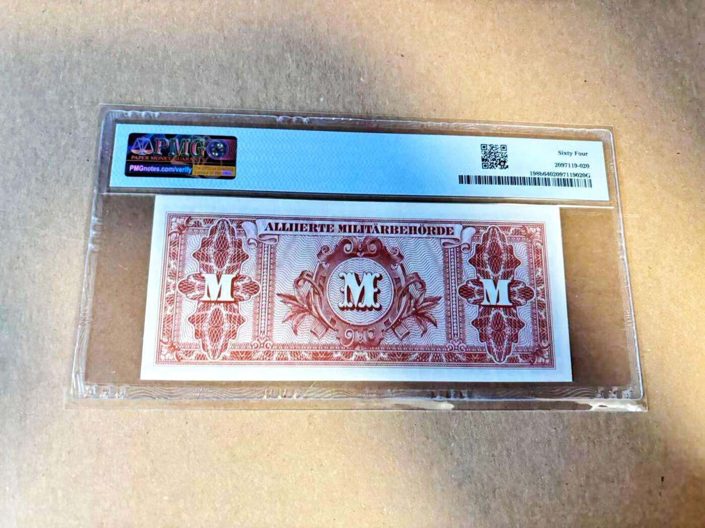 【Blue Auction】世界纸币精拍第789期——18级TOP拍卖/信誉/品质/专业/高效💫 【无47】德国 二战 1944年1000马克 PMG64