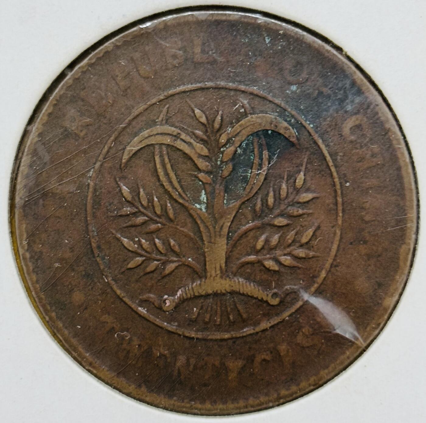 文馨钱币收藏第 295 场，（元宵场）各种银币散币纪念章，长期接代拍业务 好品中华民国湖南省造二十文铜板