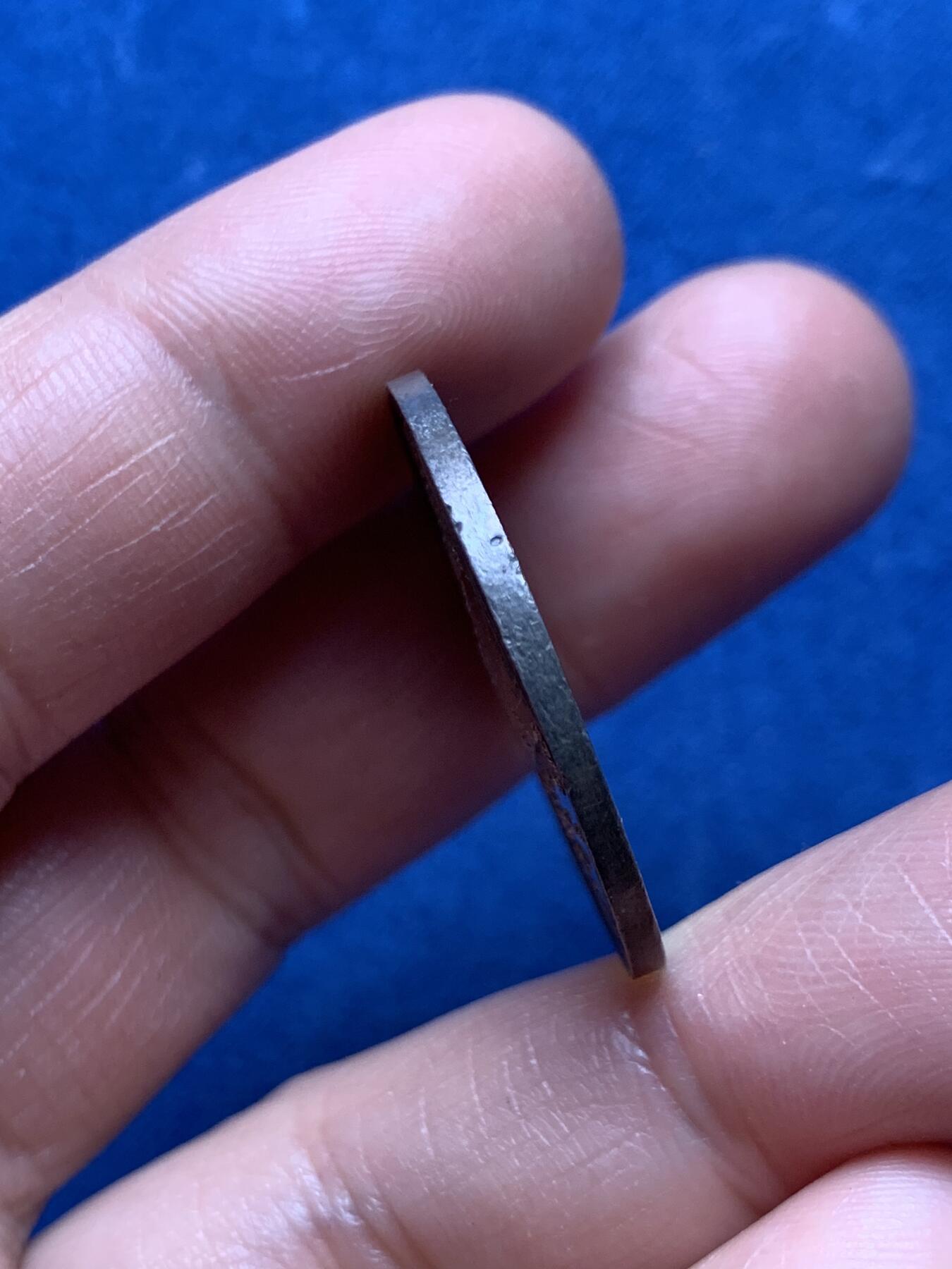 《竞宝斋》第466场 周日，周一 2场连拍 （全场包邮）欢迎送拍 法国 19世纪 储蓄互助组织银质代币 9.3g 29.6mm