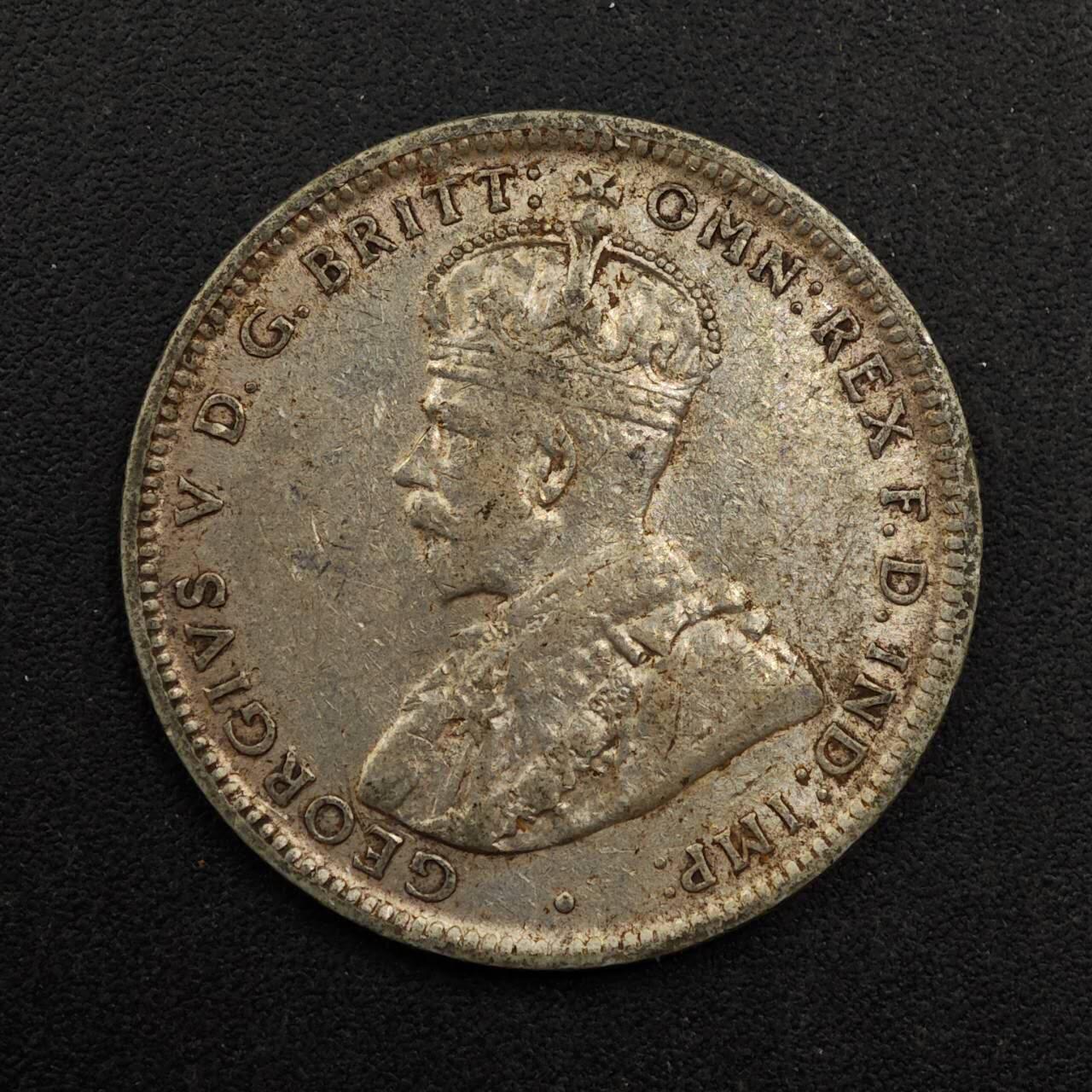 【淘币小摊】实时拍第八百七十四拍   银币散币场    每周一统一发货 澳大利亚1916年乔治五世一先令银币