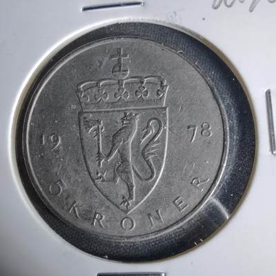 沼泽如烟--第1006场 - 挪威1978年5克朗