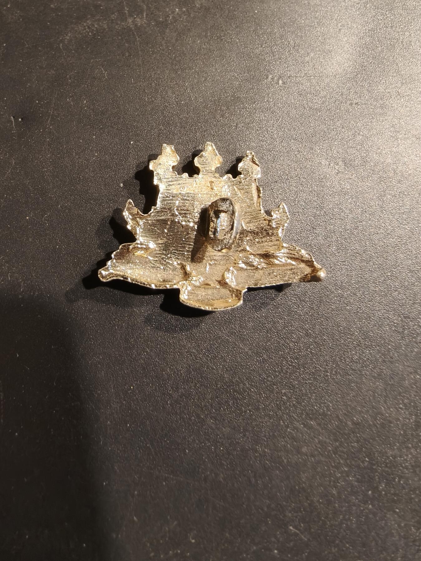 老王徽章第185期 英国苏格兰国王边境步兵团领章    女王时期