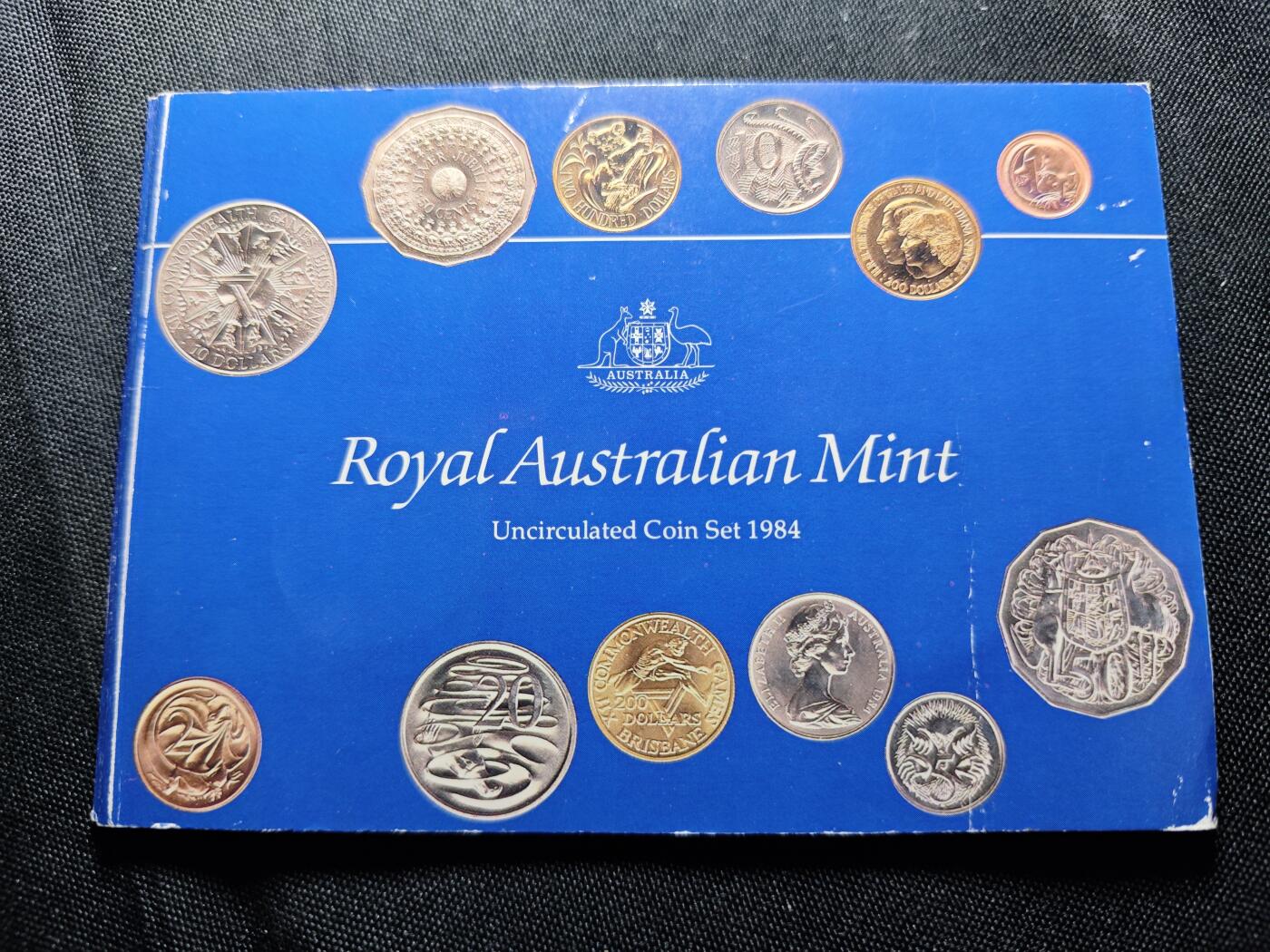 KK钱币收藏小铺   套币 批量/好品散币专场 2月预留时间 周末发货  1984澳大利亚大小面值清年一套