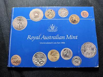 KK钱币收藏小铺   套币 批量/好品散币专场 2月预留时间 周末发货 -  1984澳大利亚大小面值清年一套