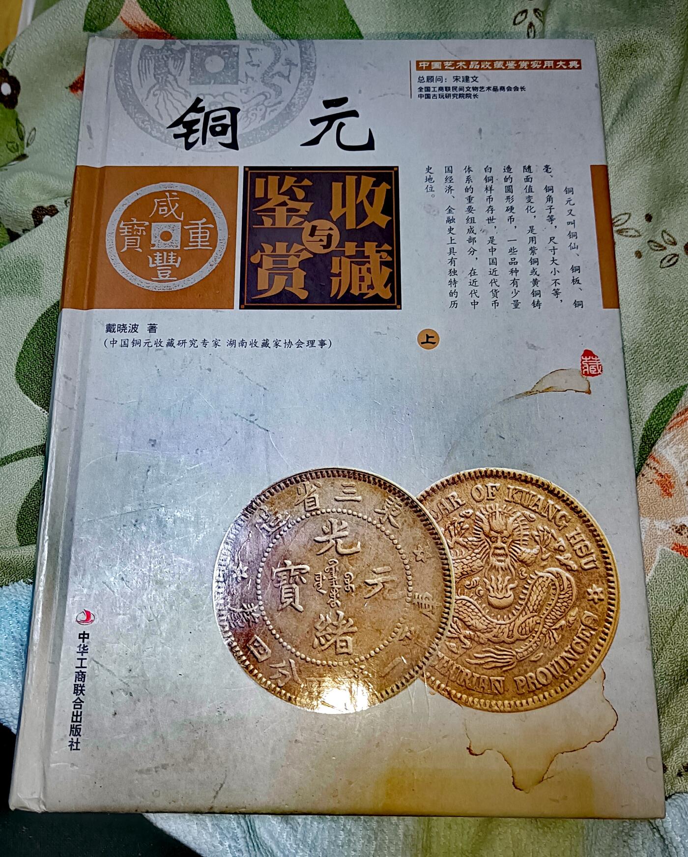 近全新戴晓波著《铜元》上、下两册500页錢币专业书籍二本