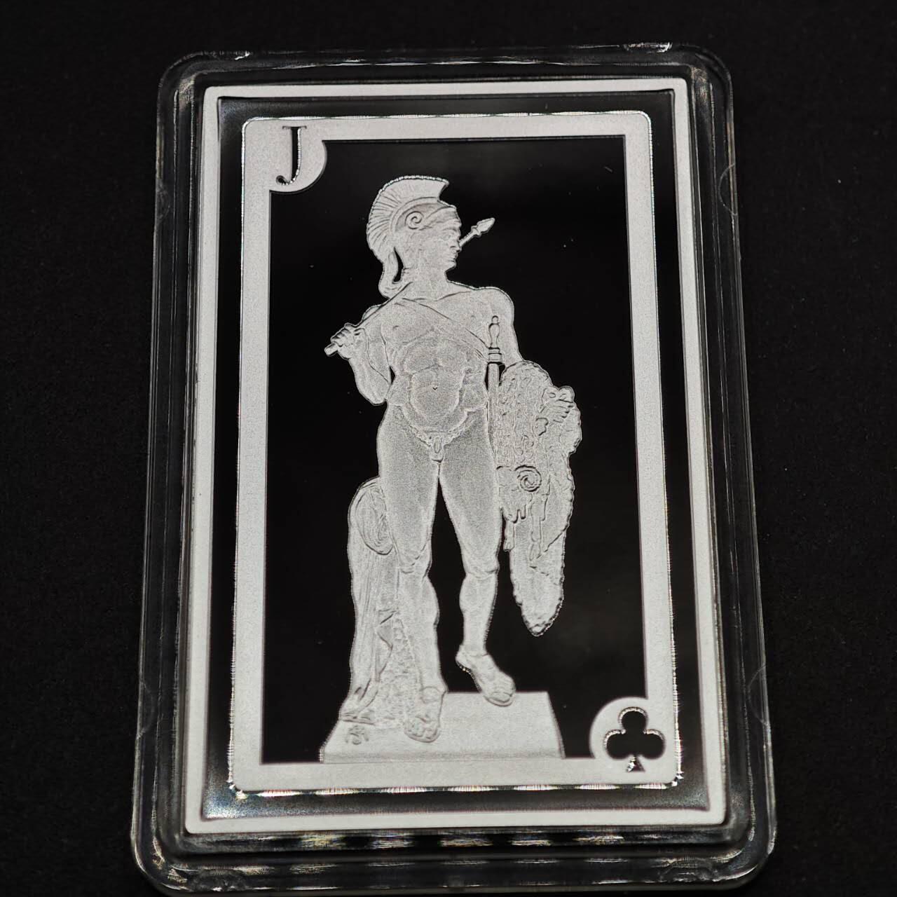 【淘币小摊】实时拍第八百七十三拍   银币套币场    每周一统一发货 喀麦隆2016年2500中非法郎部分彩色精制银币 同花顺-草头J 17.5克999银 发行量：599 盒证全