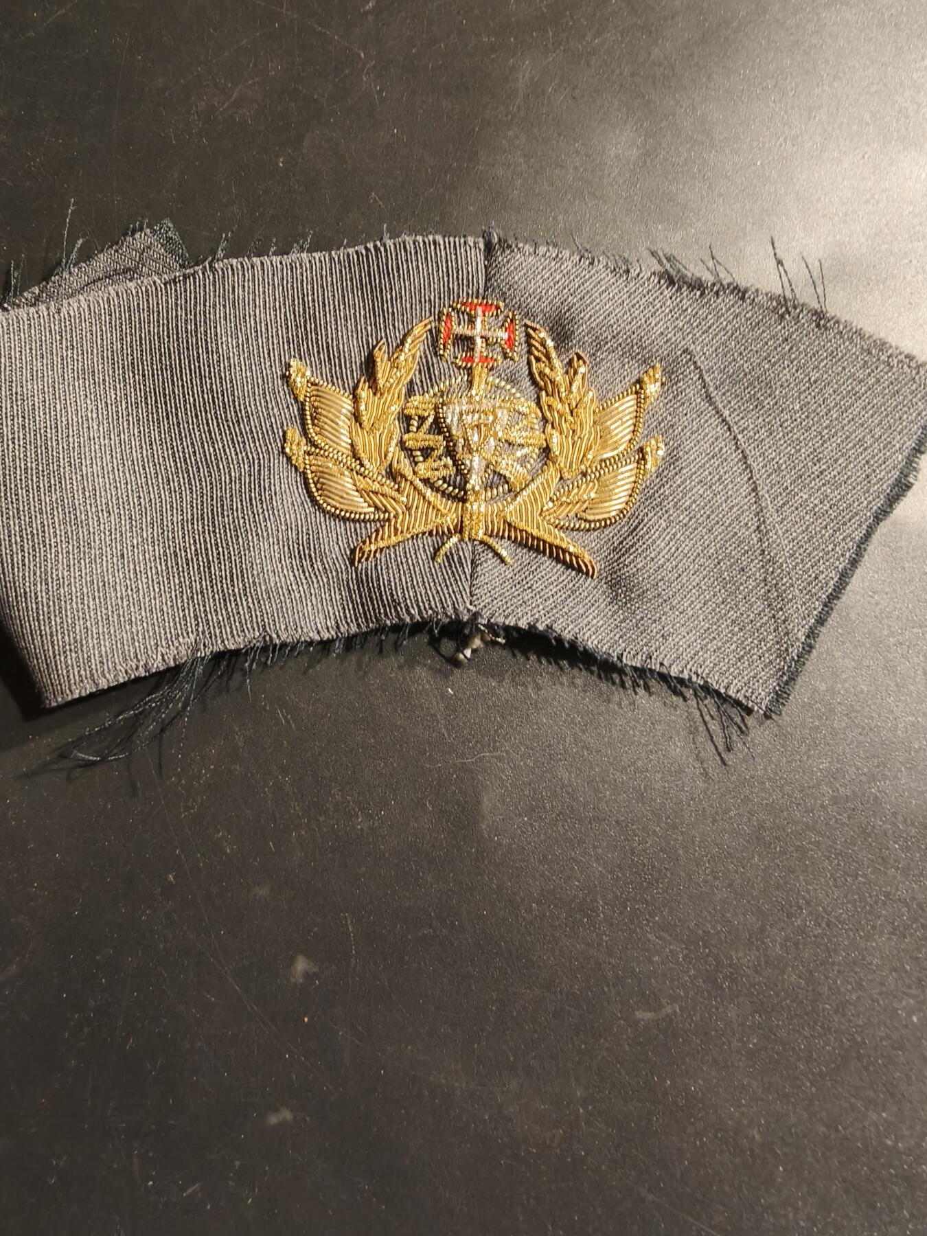 老王徽章第185期 葡萄牙武装力量刺绣帽徽