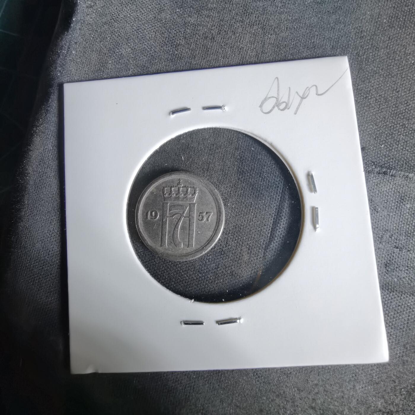 沼泽如烟--第1006场 挪威1957年10欧尔