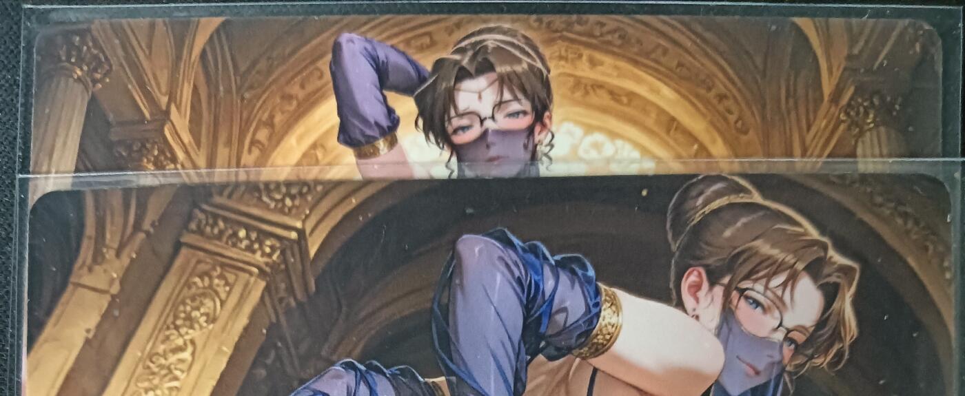 花开卡拍第61期（3月7号周六截拍，品控勿拍!!!拍品不寄存，运费5元（新疆需补运费差价或顺丰到付），自制卡难免瑕疵，可能存在轻微撞角爆边等出厂瑕疵，品控介意勿拍！） 艺术甄选妃英理异域风情一对