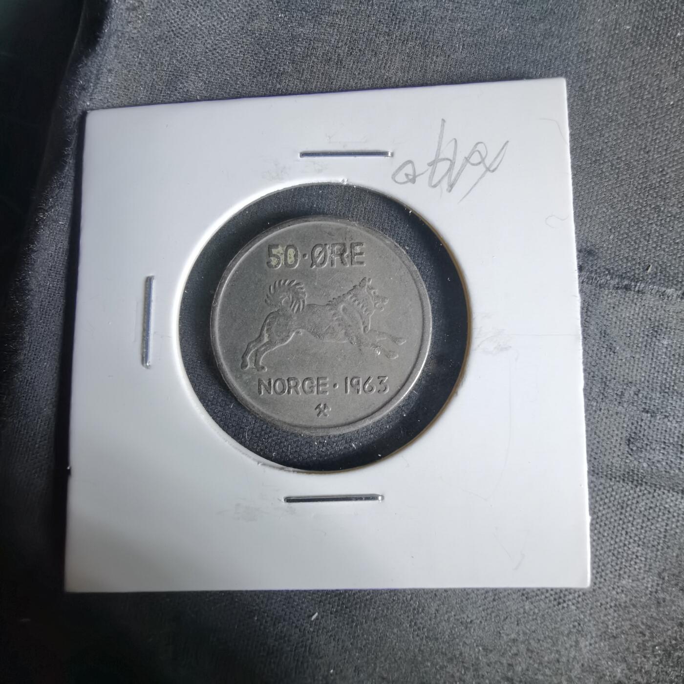 沼泽如烟--第1006场 挪威1963年50欧尔