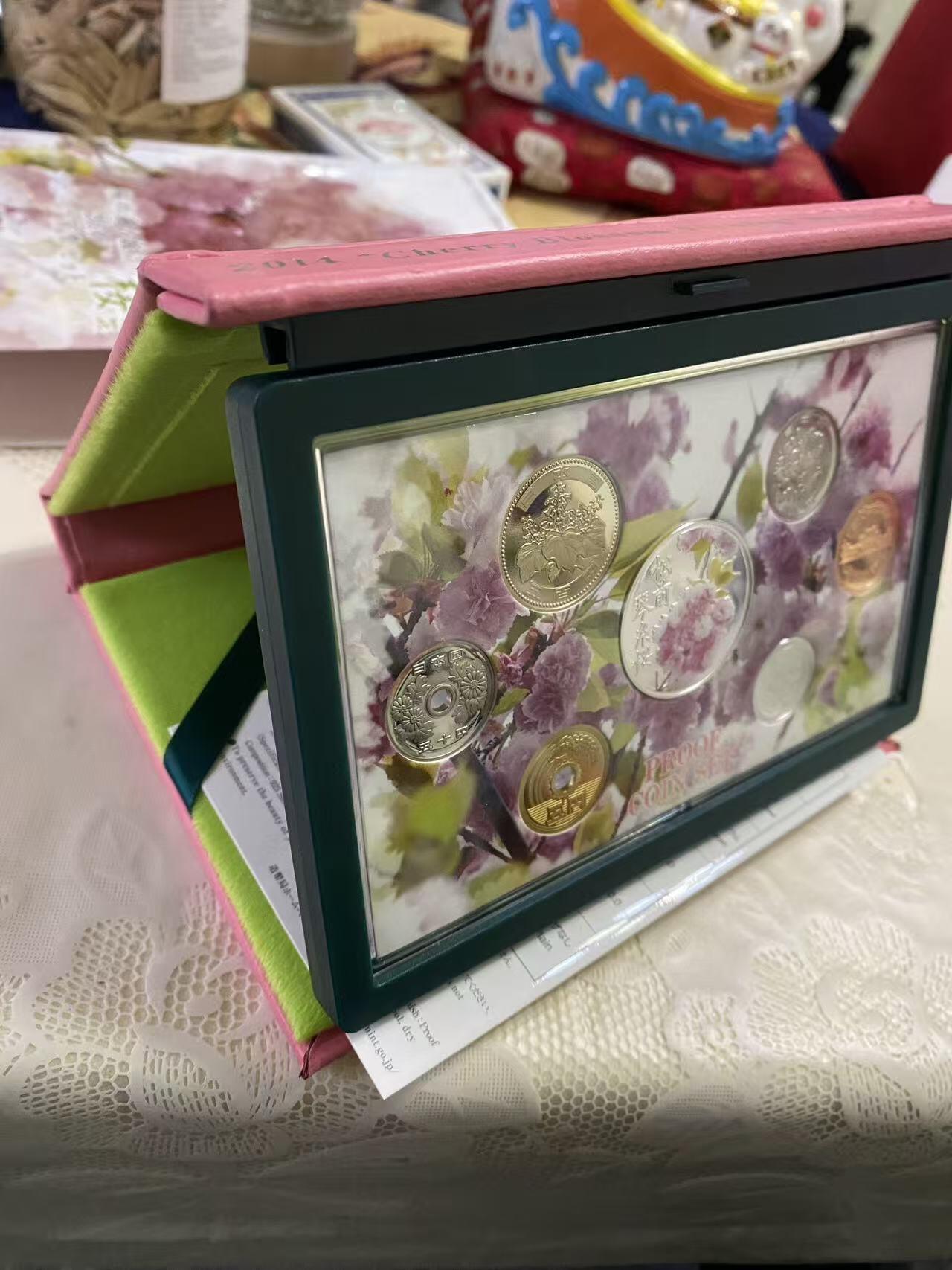 日本各大系列精装纪念套币 樱花套币（ ‌松前琴糸樱）