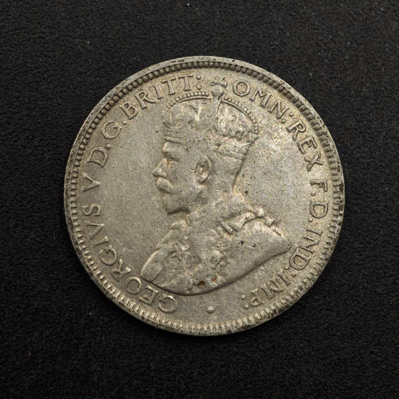 【淘币小摊】实时拍第八百七十四拍   银币散币场    每周一统一发货 澳大利亚1928年乔治五世6便士银币