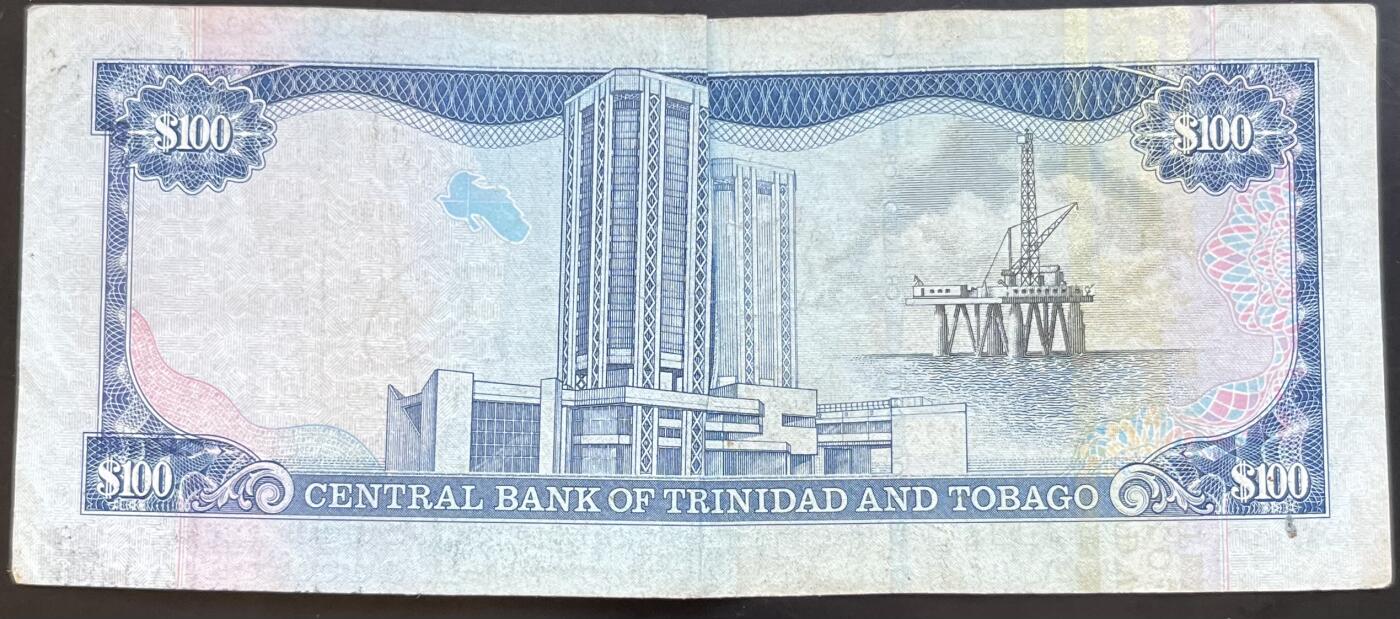 小福收藏拍卖第201期 流通品相裸钞 特惠场 本场拍卖美洲大洋洲非洲亚洲纸币【佣金仅收2% 不设最低佣金 全场包邮】 特立尼达和多巴哥 2002年 100元 