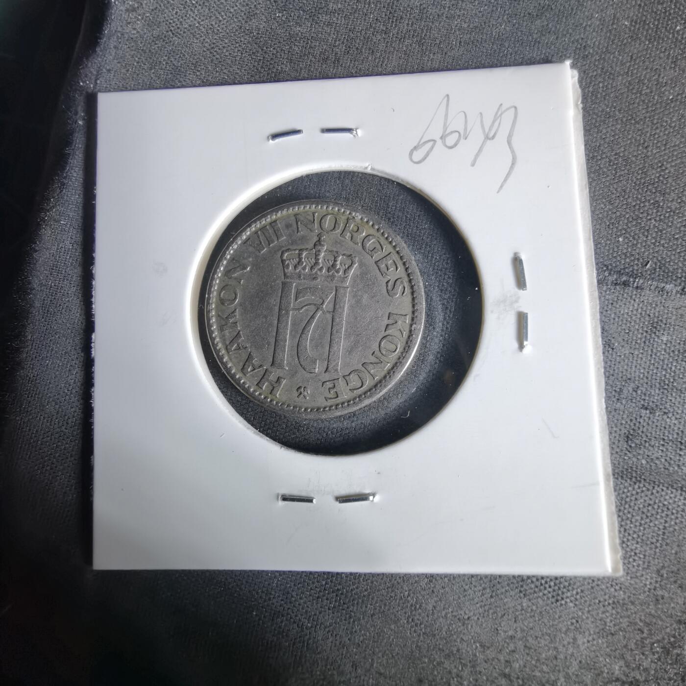 沼泽如烟--第1006场 挪威1957年50欧尔