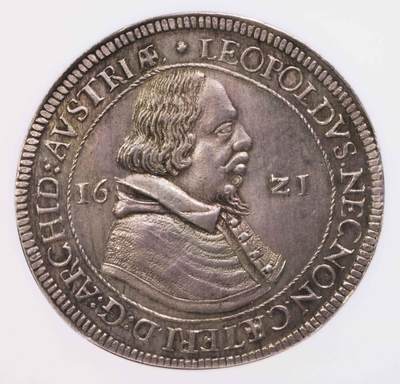 NGC-MS63 1621奥地利利奥波德泰勒大银币 唯一亚军分 - NGC-MS63 1621奥地利利奥波德泰勒大银币 唯一亚军分