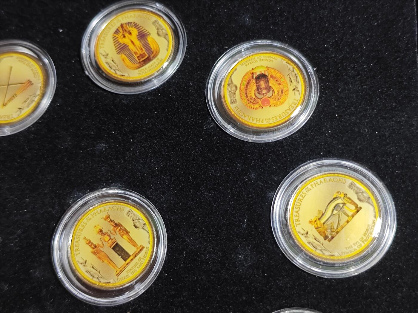 KK钱币收藏小铺   套币 批量/好品散币专场 2月预留时间 周末发货  埃及1镑双色币10枚 二次创作套币