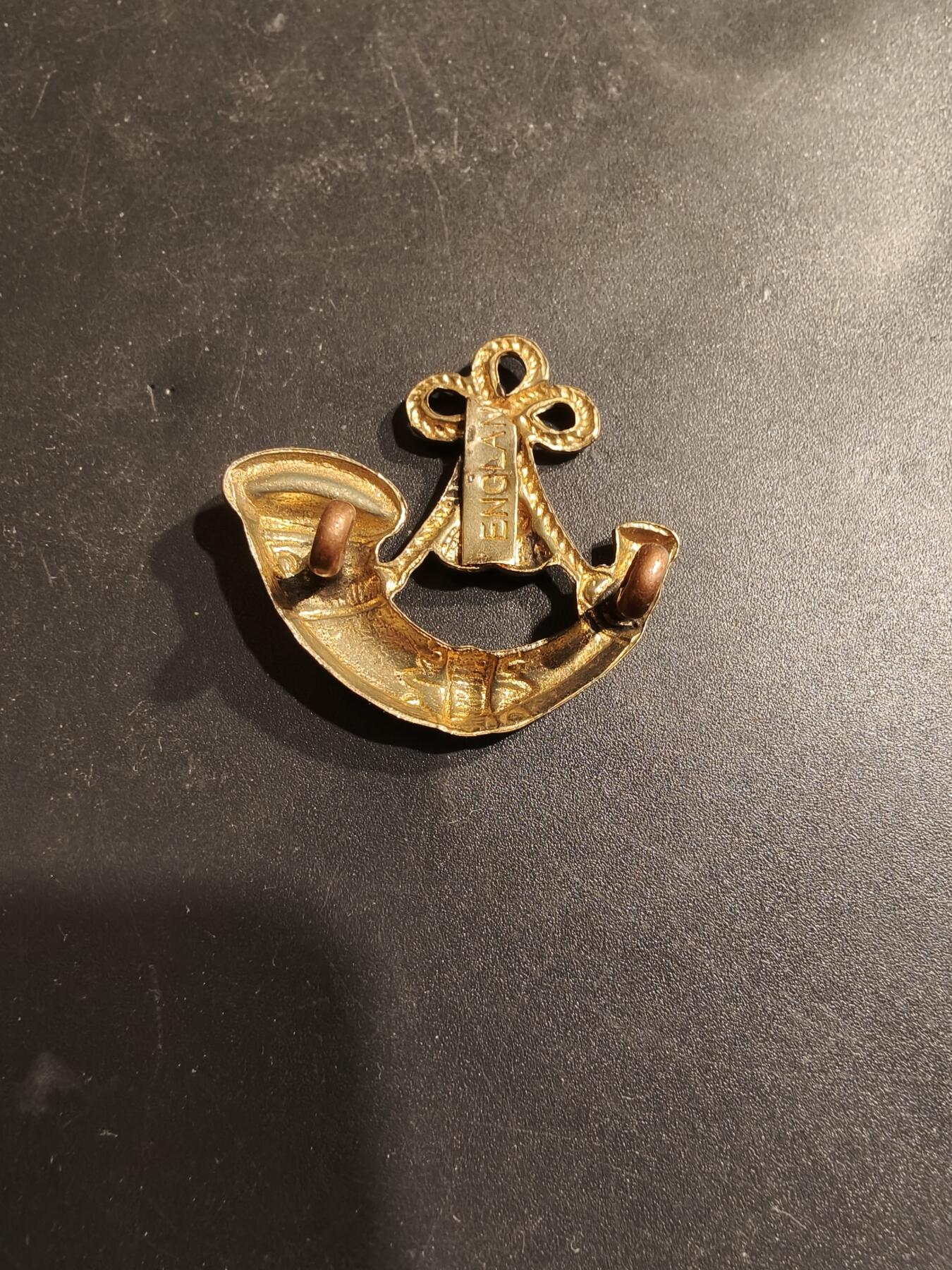 老王徽章第185期 英国牛津&白金汉郡步兵团帽徽    一战时期