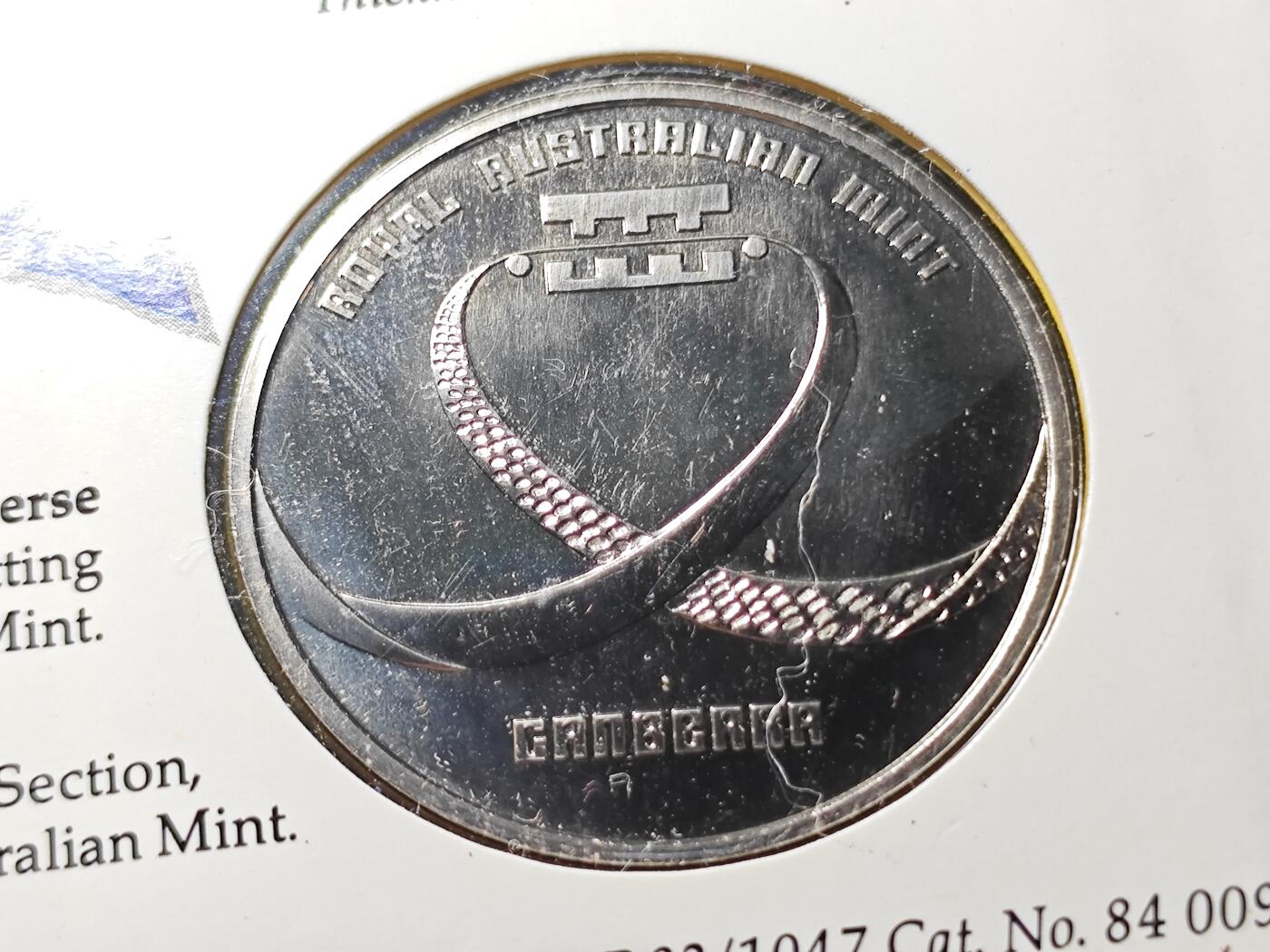 KK钱币收藏小铺   套币 批量/好品散币专场 2月预留时间 周末发货  1984澳大利亚皇家造币厂纪念章