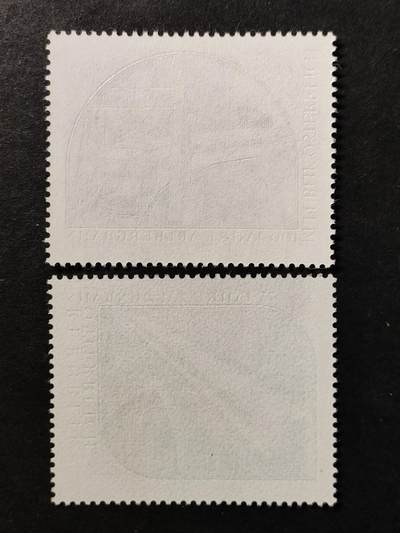 ↓君缘收藏799期☞钱币邮品↓无佣金、可寄存、满30元包邮  奥地利邮票，1984年阿尔贝格铁路建成100周年和陶恩铁路建成75周年邮票雕刻版2全