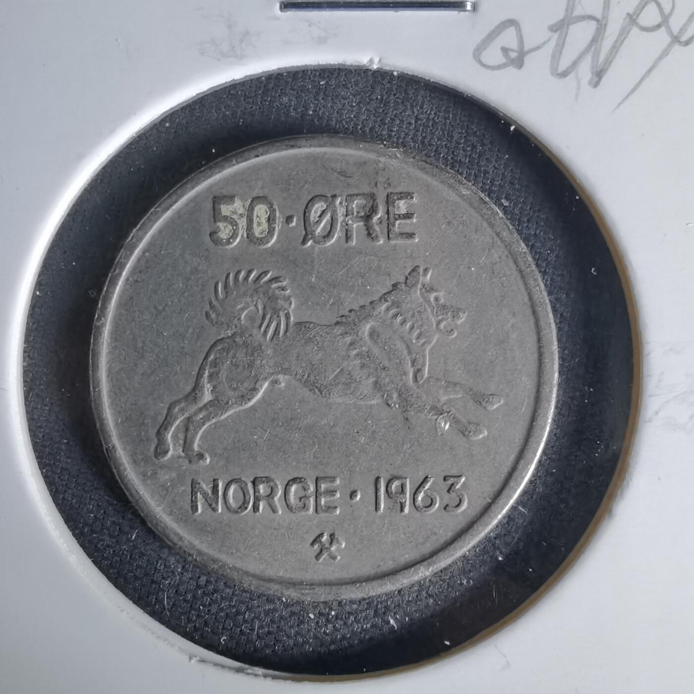 沼泽如烟--第1006场 挪威1963年50欧尔