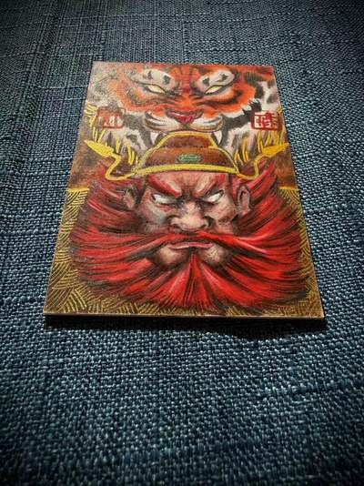 天玑星卡拍第174期《3.2周一截拍》持续收拍收评中 满赠卡需备注 【手绘卡】居子 钟馗 手绘卡