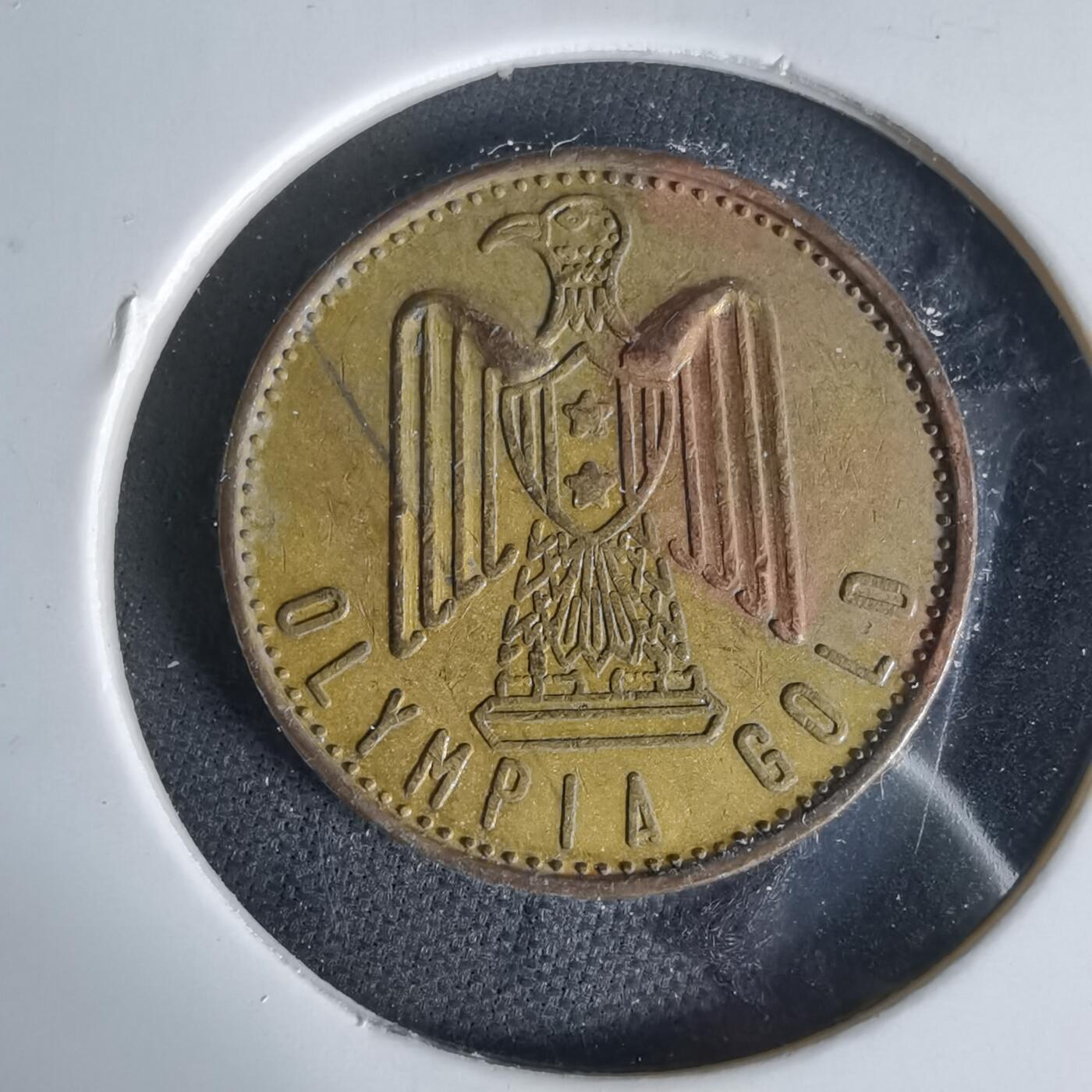 沼泽如烟--第1006场 OLYMPIA GOLD（奥林匹亚黄金）字样的娱乐专用代用币